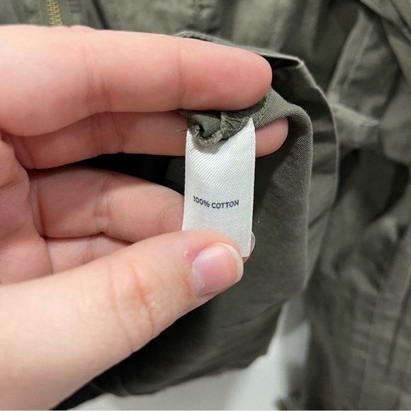 Rubbish Utility Hooded Full Zip Drawstring Waist Jacket Size Small Green - Picture 4 of 6